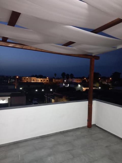 Night, View (from property/room), Balcony/Terrace