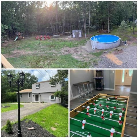“Spare moments” Vacation House w Private Pool, Firepit, Game Room, Close to Lakes Villa in Tunkhannock Township