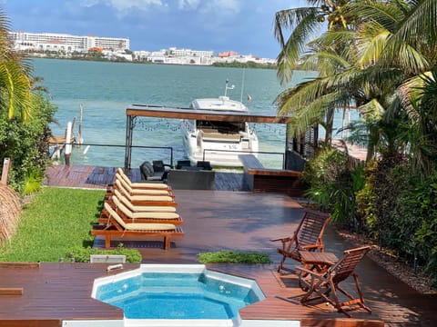 5BR Private Waterfront Villa with Pool & Terrace by Solmar Rentals Villa in Cancun