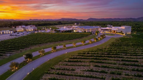 Property building, Sunset