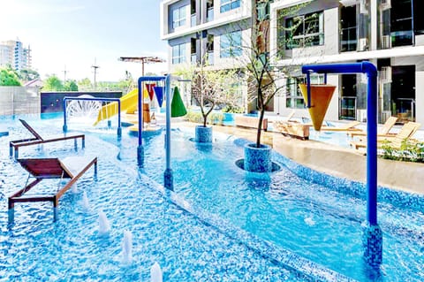 Aqua park, Swimming pool, sunbed