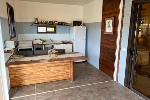 Kitchen or kitchenette, minibar