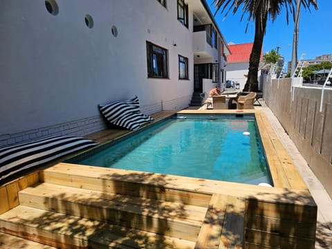 Pool view, Swimming pool, sunbed