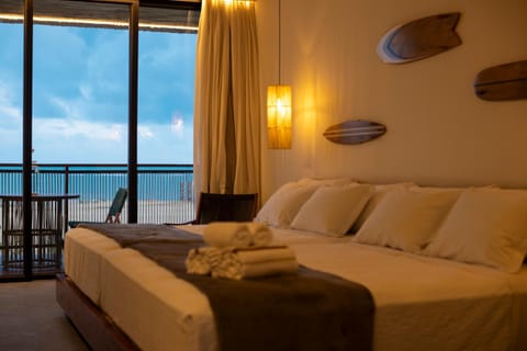 Bed, Photo of the whole room, Bedroom, Sea view