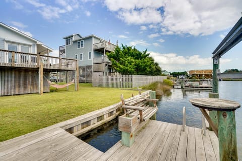 Frisco Coastal Paradise with Boat Dock and Water Views House in Frisco