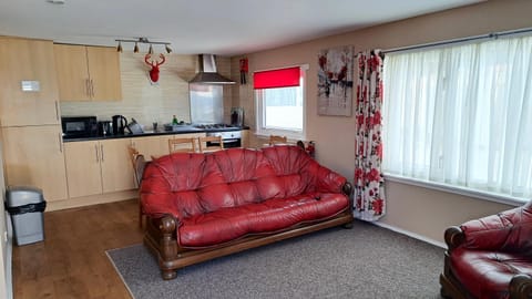 Kitchen or kitchenette, Living room, Seating area, minibar, pet friendly, stove, toaster