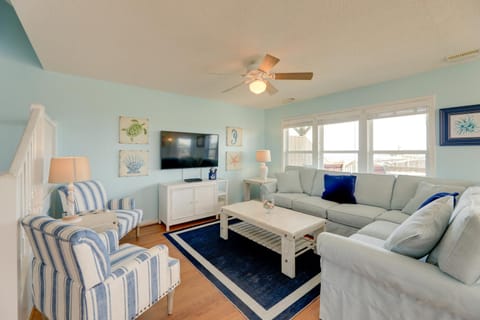 Oceanfront Emerald Isle Escape with Private Hot Tub! House in Emerald Isle