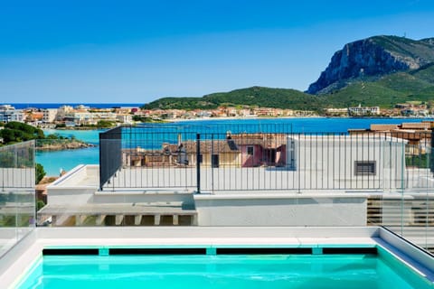 Natural landscape, Pool view, Sea view