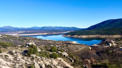 Nearby landmark, Natural landscape, Bird's eye view, Lake view, Mountain view, River view