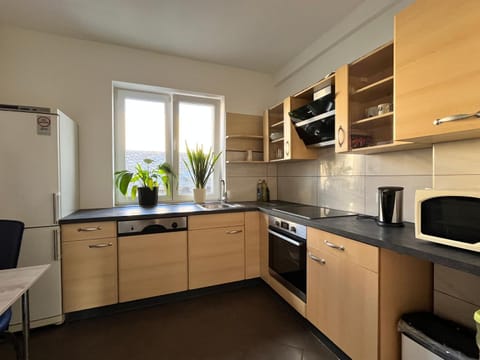 Kitchen or kitchenette, Dining area, dishwasher, minibar, pet friendly, stove