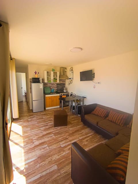 Kitchen or kitchenette, Living room, Dining area