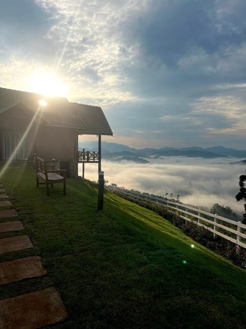 Natural landscape, Mountain view, Sunrise