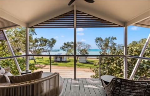 Patio, Day, Seating area, Sea view