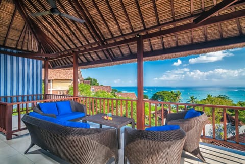 Patio, Balcony/Terrace, Living room, Sea view