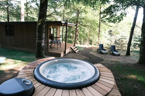 Patio, Natural landscape, Garden, Hot Tub, sunbed