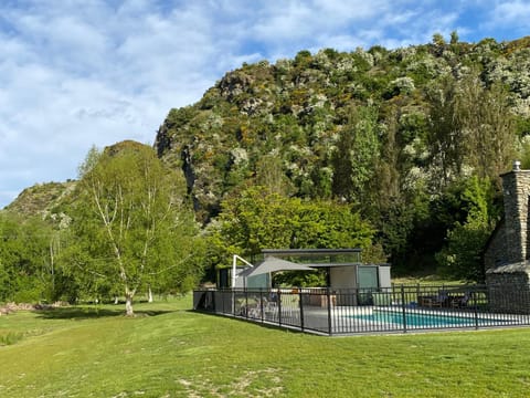 Natural landscape, Garden, Pool view, Swimming pool