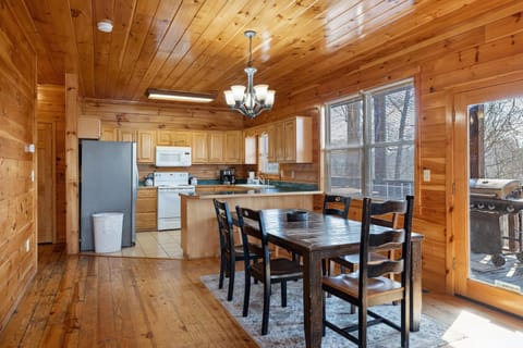 Kitchen or kitchenette, Dining area