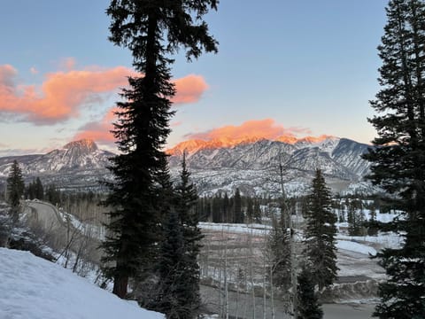 Day, Natural landscape, Winter, Mountain view