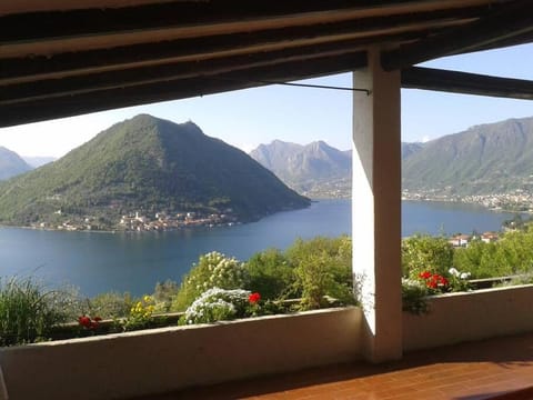 Natural landscape, Balcony/Terrace, Lake view, Mountain view