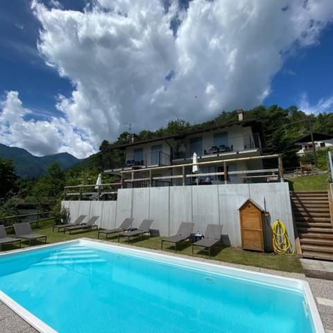 Property building, Pool view, Swimming pool