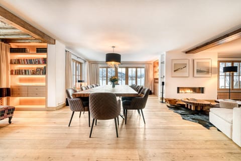 Library, Floor plan, Dining area