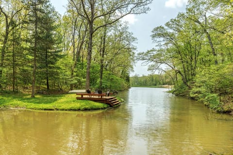 1236 Hideaway Lake Chalet by Sarah Bernard Chalets with Private Dock and Hot Tub Chalet in Innsbrook