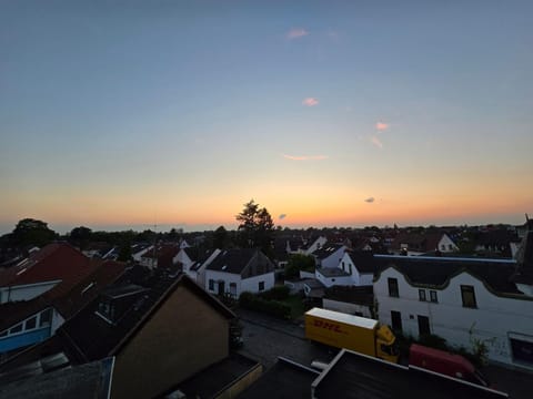 Property building, Neighbourhood, Sunset