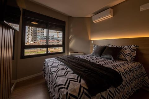 Bed, Bedroom, air conditioner