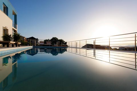 Swimming pool, Swimming pool, Sunset