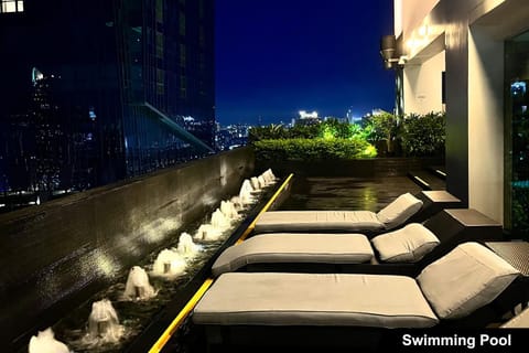 Night, Balcony/Terrace, Seating area