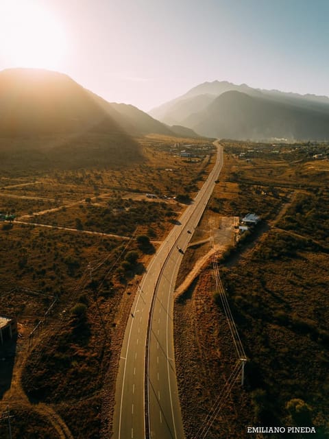 Natural landscape, Bird's eye view, Mountain view, Sunset