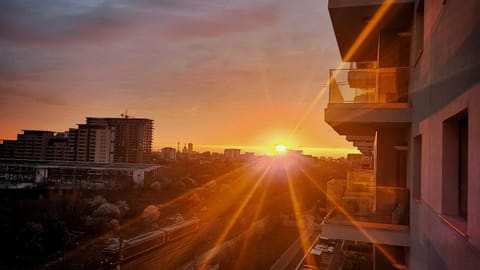 Property building, Day, City view, Sunset