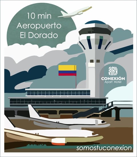 Habitación 10 min Aeropuerto C Urlaubsunterkunft in Bogota