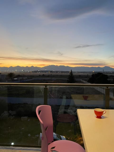 Balcony/Terrace, Mountain view, Sunset