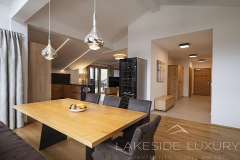 Kitchen or kitchenette, Living room, Dining area