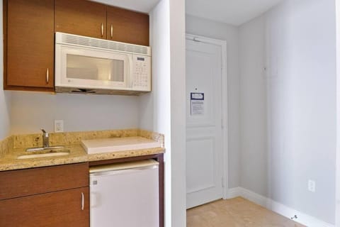 Kitchen or kitchenette, minibar, oven