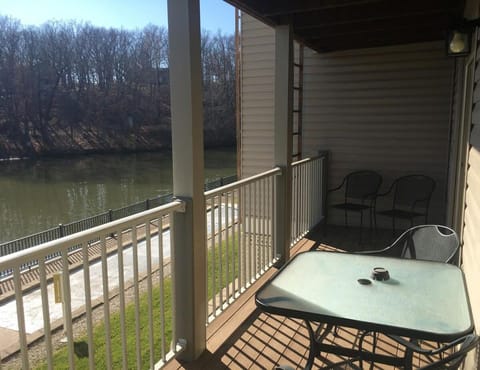 Condo with Heated Pool and Indoor Hot Tub and Playground at Lake Ozarks Condo in Osage Beach