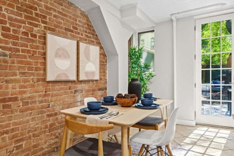 Newly Renovated 2BR w Rare Private Backyard and BBQ House in Harlem