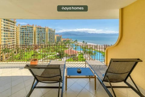 Oceanfront 2BR Condo with Private Terrace - Beach View Apartment in Puerto Vallarta