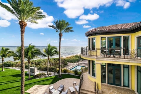 Luxurious Oceanfront Estate 5 Bedroom along the Hillsboro Inlet with Private Beach Ocean and Lighthouse Views House in Hillsboro Beach