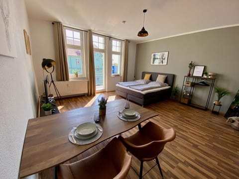 Design Apartment / 1 Room / Netflix / Parken Apartment in Magdeburg