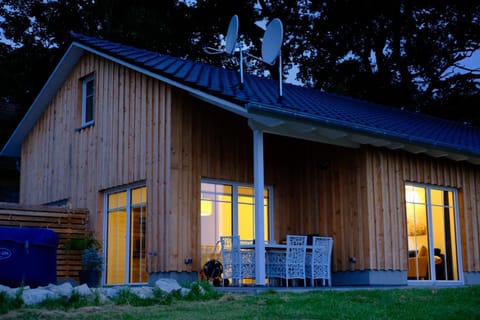 Property building, Night, Garden, Garden view