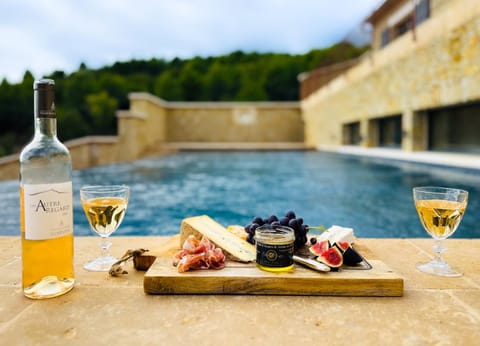 Food and drinks, Pool view, Swimming pool