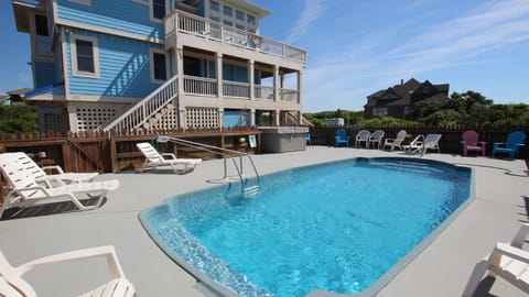 OS5C, Belle Atlantic- Semi-Oceanfront, Ocean views, Private Pool, Elevator House in Corolla