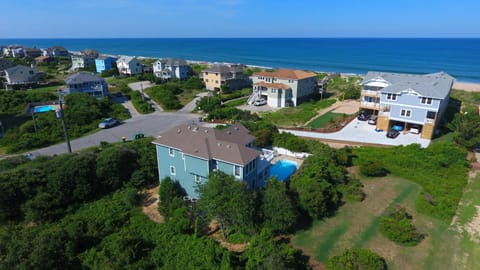 OS6B, Seashell- Semi-Oceanfront, 6 BRs, Priv Pool, H Tub, Rec Rm House in Corolla