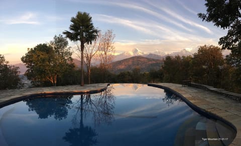 Mountain view, Pool view, Swimming pool