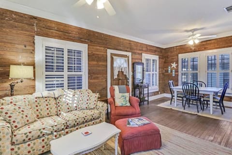 Living room, Seating area, Dining area, fireplace, flat iron