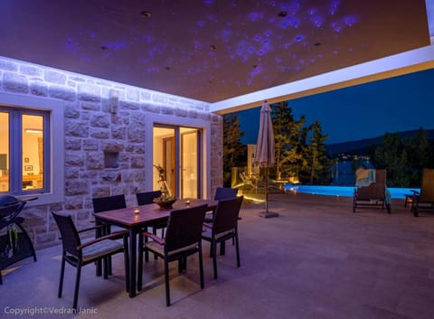 Beautiful Hvar Villa 4 Bedrooms Villa Stone Pine Private Infinity Pool and Stunning Sea Views Vrboska Villa in Vrboska