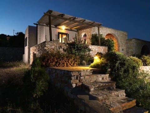 Property building, Night, Garden