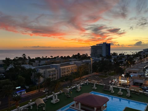 Sea view, Swimming pool, Sunset